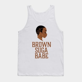 Brown Suga Babe, Black Woman, African American Tank Top